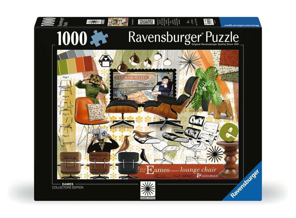Amazon.com: Ravensburger Eames Design Classics 1000 Piece Jigsaw